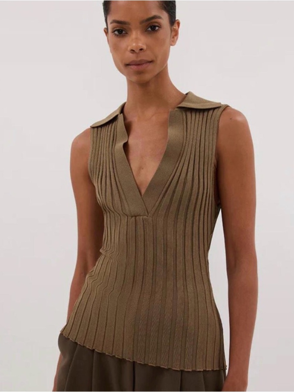 DISSH Hal Olive Sleeveless Top